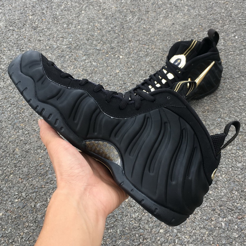 Authentic Nike Air Foamposite Pro “Black - Metallic Gold”